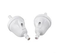 Clapet de recul G52 Clean pour Polaris 180 280 380 3900 - ABS avec mécanisme G53 et collier de serrage G57 | Pour une installation facile sans outil pour pièces de nettoyage de piscine | Blanc (2