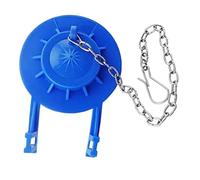 Clapet de toilette 2 pièces, remplacement de clapet toilette en PVC 2 pouces avec chaîne en acier inoxydable, joint d'étanchéité facile à installer pour salle bain |.Bol