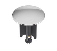 Clapet de vidage à ailettes pour baignoire finition chromé 64 mm NOYON & THIEBAULT