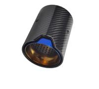 Clapet echappement Adapté aux modèles M2 F87 M3 F80 M4 F82 F83, échappement modifié adapté aux Voitures, Silencieux arrière en Fibre de Carbone, Embouts de Tuyau Noirs Adaptateur de Valve(Blue,70mm)