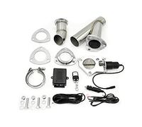 Clapet echappement. Valve echappement. Soupape voiture. électrique 76 mm en acier inoxydable - Clapet de commande d'échappement. Exhaust valve.