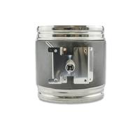 Clapet Hafner en acier inoxydable avec raccord carré Ø 160 mm