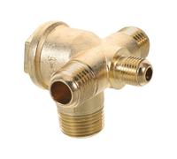 Clapet Or Unidirectionnel pour Anti-retour Alliage, Compresseur D’air | Résistance Haute Pression, Format Compact, Usage Maison Atelier, Limite le Retour, Accessoire Compatible Système