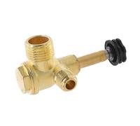 Clapet Pièce de Compresseur D'air Anti Retour, Compresseur à 4 Voies | Alliage de Zinc Hpb59-1, Usage Quotidien et Remplacement, pour Pompes à Piston et Pipelines
