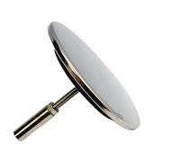 Clapet recouvrant pour vidage baignoire, diamètre 70 mm, inox