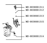 Clapet (repère MS-8030001311) - Cafetière, Expresso - KRUPS (110019)