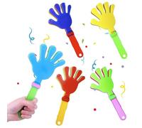Clapets à Main en Plastique, 4 Pèces Clap de Bruiteur, Clapping Hands, Jouet de Battant à Main, Fabricants de Main de Bruit, Applaudir dans Les Mains Noise Maker Clapping Toys