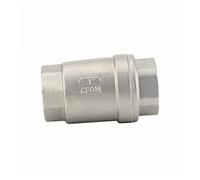 Clapets anti-retour 1/4 1/2 1 2 2-1/2 acier inoxydable SS304 levage vertical en ligne clapet anti-retour à ressort DN8 DN10 DN15 DN20 DN25 DN32 DN40 DN50 1 pièce(2.5)