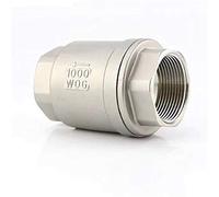 Clapets anti-retour 1/4 3/8 1/2 3/1 1 1-1/4 1-1/2 acier inoxydable SS304 levage vertical en ligne clapet à ressort DN8 DN15 DN20 DN25 DN32 DN40 pièce(3/8 Inch)