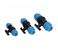 Clapets anti-retour 20mm 25mm 32mm Interface de tuyau PE vanne amélioration de l'habitat plomberie raccords de tuyauterie tuyau d'irrigation interrupteur de contrôle de l'eau 1 pièces(20mm 20mm)