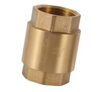 Clapets anti-retour à ressort à filetage en laiton DN20/DN15 - Connecteur unidirectionnel - Sans retour d'eau - Valve de plomberie - Accessoire de raccord d'eau - Anti-retour