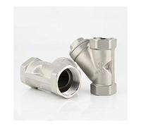 Clapets anti-retour BSP 1/4 3/8 1/2 3/4 1 pouce femelle en ligne Y maille crépine filetage filtre 304 vanne de filtre en acier inoxydable DN8 DN10 DN15 DN25(DN15)