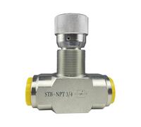 Clapets anti-retour d'accélérateur à sens unique Vannes de contrôle de vitesse de cylindre hydraulique haute pression pour raccords de tuyauterie Clapets anti-retour d'accélérateur à sens unique