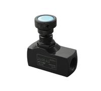 Clapets anti-retour d'accélérateur réglables avec port de 1,27 cm et 3/8" pour tuyauterie - Vannes à aiguille de contrôle des flux hydrauliques - Vannes de contrôle de débit précises pour tuyauterie