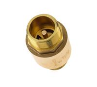 Clapets anti-retour en laiton haute performance 3/4" mâle vers femelle en ligne à ressort pour une utilisation horizontale dans les pompes et réservoirs d'eau Raccord de plomberie en laiton