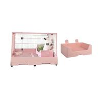 Clapier à Lapin Cage à Lapin d'extérieur de qualité supérieure, la Villa Parfaite for Maison et Le nid Douillet for Votre Bien-aimé