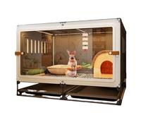Clapier à Lapin Cage d'extérieur spacieuse for Lapins - Créez Une Villa de rêve avec Un nid Lapin accueillant for Vos Amis à Fourrure