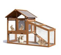 Clapier à Lapin extérieur Cage d'extérieur spacieuse for Lapins - Créez Une Villa de rêve avec Un nid Lapin accueillant for Vos Amis à Fourrure