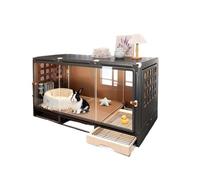 Clapier à Lapin extérieur Cage d'extérieur spacieuse for Lapins - Créez Une Villa de rêve for avec Un nid Lapin accueillant for Vos Amis à Fourrure
