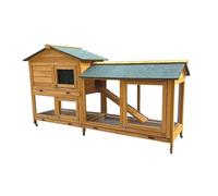 Clapier à Lapin extérieur Cage d'extérieur spacieuse for Lapins - Créez Une Villa de rêve for avec Un nid Lapin accueillant for Vos Amis à Fourrure