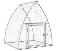Clapier à lapins en acier galvanisé, 100 x 105 x 120 cm, robuste pour petits animaux tels que les lapins et les cochons d'Inde, résistant aux intempéries et durable, pour jardin et enclos