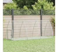 Clapier Cage à Lapin Enclos Petits Animaux Argenté Acier Galvanisé vidaXL