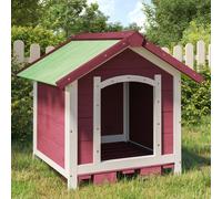 Clapier Cage Maison de Lapin Animaux de Compagnie Bois de Pin Solide vidaXL