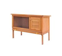 vidaXL Clapier d'extérieur Enclos 1 niveau Bois pour petits animaux