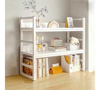 Clapier de bureau en bois, étagère de bureau et étagère de rangement pour la maison, le bureau et le dortoir universitaire, organiseur d'étagère élégant pour Effic