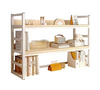 Clapier de rangement multifonction à 3 niveaux pour la maison, le bureau et le dortoir, blanc, 75 cm, idéal pour les petits espaces, accessoires de bureau élégants et fonctionnels
