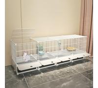 Clapier d'intérieur pour lapin - Cage pour lapin extra large - Enclos pour petits animaux - Pour furets et hérissons