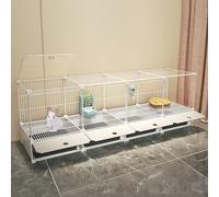 Clapier d'intérieur pour lapin - Cage pour lapin extra large - Enclos pour petits animaux - Pour furets et hérissons
