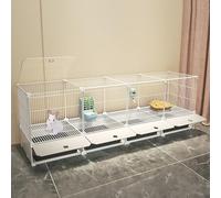 Clapier d'intérieur pour lapin - Cage pour lapin extra large - Enclos pour petits animaux - Pour furets et hérissons