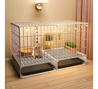 Clapier, Enclos Chien Cage Interieur, pour Petits Animaux, Habitat pour Cochon D'Inde Hd, Vue Dégagée, Panneau Acrylique Transparent pour Lapins, Hamsters, HéRissons, Furets (