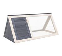 Vidaxl Clapier Gris Bois