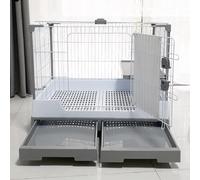 clapier lapin Clapiers D'intérieur For Lapins,Cage For Animaux De Compagnie En Métal,Habitat For Petits Animaux Avec Roues, Plate-forme Amovible Et Plateau Coulissant For Furet,Cochon D'Inde Et Chinch