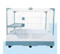 clapier lapin Clapiers D'intérieur For Lapins,Cage For Animaux De Compagnie En Métal,Habitat For Petits Animaux Avec Roues, Plate-forme Amovible Et Plateau Coulissant For Furet,Cochon D'Inde Et Chinch