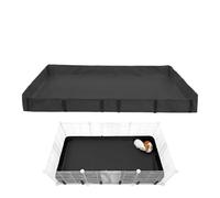 Clapier lavable, tapis de literie imperméable | Tapis de sol pour petit animal de compagnie, bac à litière réutilisable pour clapier, parc, cochon d'Inde, plancher d'habitat M