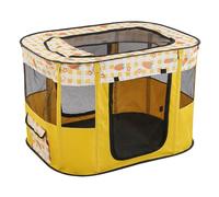 Clapier léger et portable pliable pour animaux de compagnie - Tente unique pour chat et chien - Convient également comme parc - Avec sac à main de rangement - Convient pour lapins, chiens et chiots