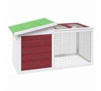 Clapier Moka 100,5 x 54 x 55 cm Bois de pin Massif Marron 02_0041949