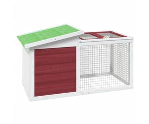 Clapier Moka 100,5 x 54 x 55 cm Bois de pin Massif Marron 02_0041949
