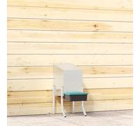 Clapier pour lapins - 1 compartiment avec pieds en acier galvanisé - Parfait pour l'extérieur et l'intérieur