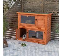 Clapier pour rongeurs avec isolation 2 étages Trixie Orange 116x113x65 cm