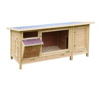 Clapier pour rongeurs Kerbl Vario XXL Beige 155x76x80 cm