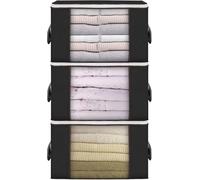 CLAPONE Organiseur de garde-robe à 5 compartiments pour vêtements, jeans, armoire de rangement pour vêtements, organiseur de placard, organiseur de chemise et pantalon pour homme (1 pièce, gris)