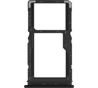 Clappio, 1x SIM + 1x Micro-SD support de carte de rechange pour Xiaomi Redmi Note 7, noir