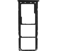 Clappio, 2x SIM + 1x Micro-SD support de carte de rechange pour Samsung Galaxy A51, Noir