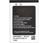 Clappio, Batterie de rechange pour smartphone Samsung Li-Ion 800mAh, Noir
