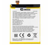 Clappio Batterie Interne pour Crosscall Action X5 3750mAh Li-Polymer Blanc