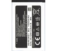 Clappio, Batterie Samsung AB463651BE 1000mAh Li-Ion remplacement, Noir